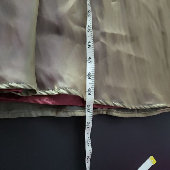 Crimson by Lawrence Kurtz Women's Black Velvet Gold Taffeta Dress Size 10 Formal - Picture 8 of 10